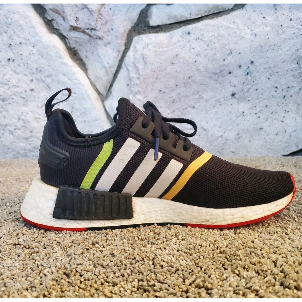 Adidas Originals NMD R1 J Youth Kids GS Black White 6Y Sneakers Boost GZ2100 - Picture 4 of 10